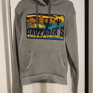 Cavender's Gray Graphic Men's Hoodie